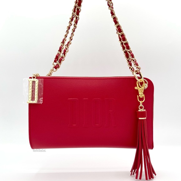 🆕 HOST PICK 💕 Dior Beauty Line Cosmetic Case to Convertible Crossbody Purse - Picture 7 of 12